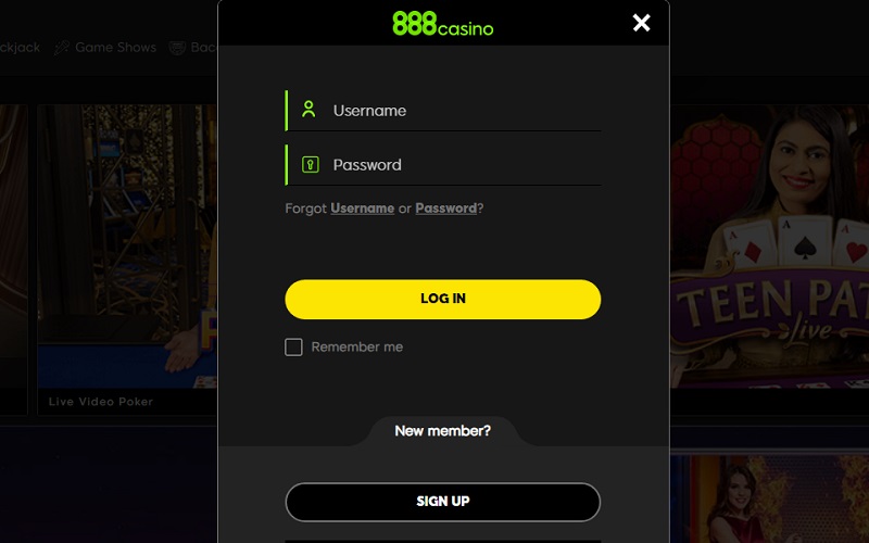 Đăng ký tài khoản chơi Xì Tố trên 888Casino