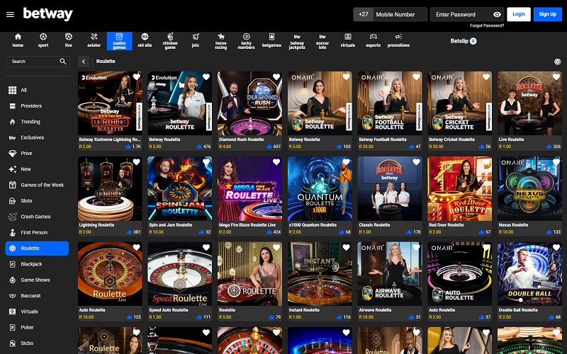 Roulette Betway